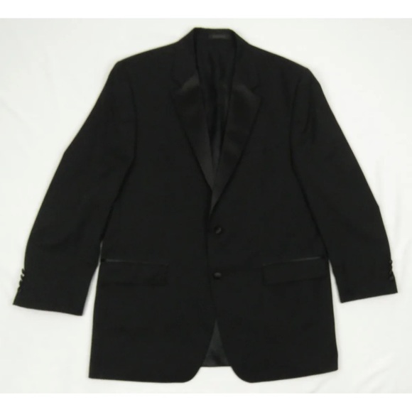 NWOT Ralph Lauren Tuxedo 100% Wool 2 Button Blazer Coat Jacket 43 L